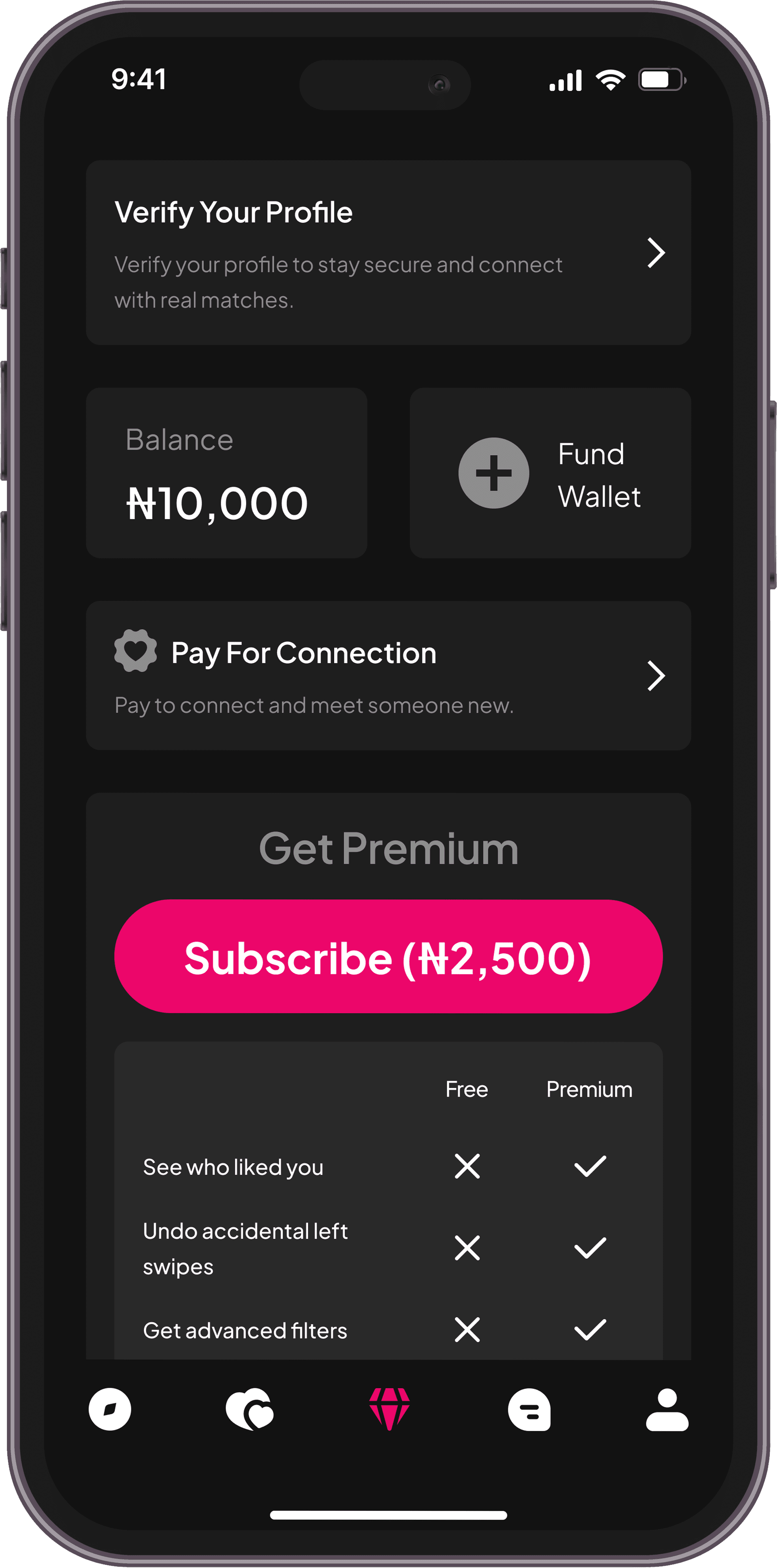 Qiimeet Premium App Preview