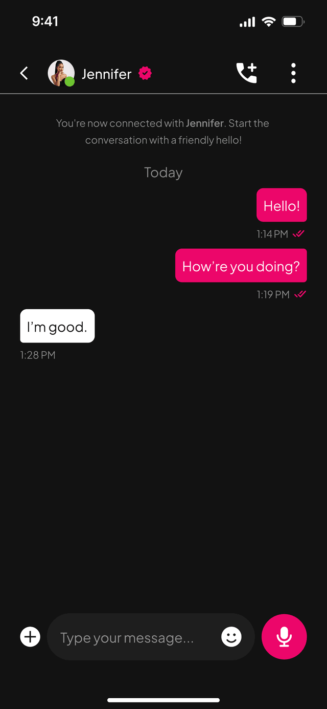 Start conversations step